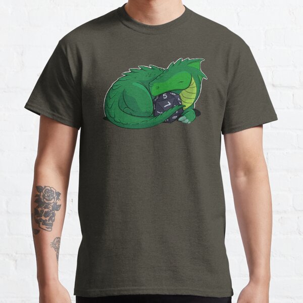 D20 Green Dragon Classic T-Shirt