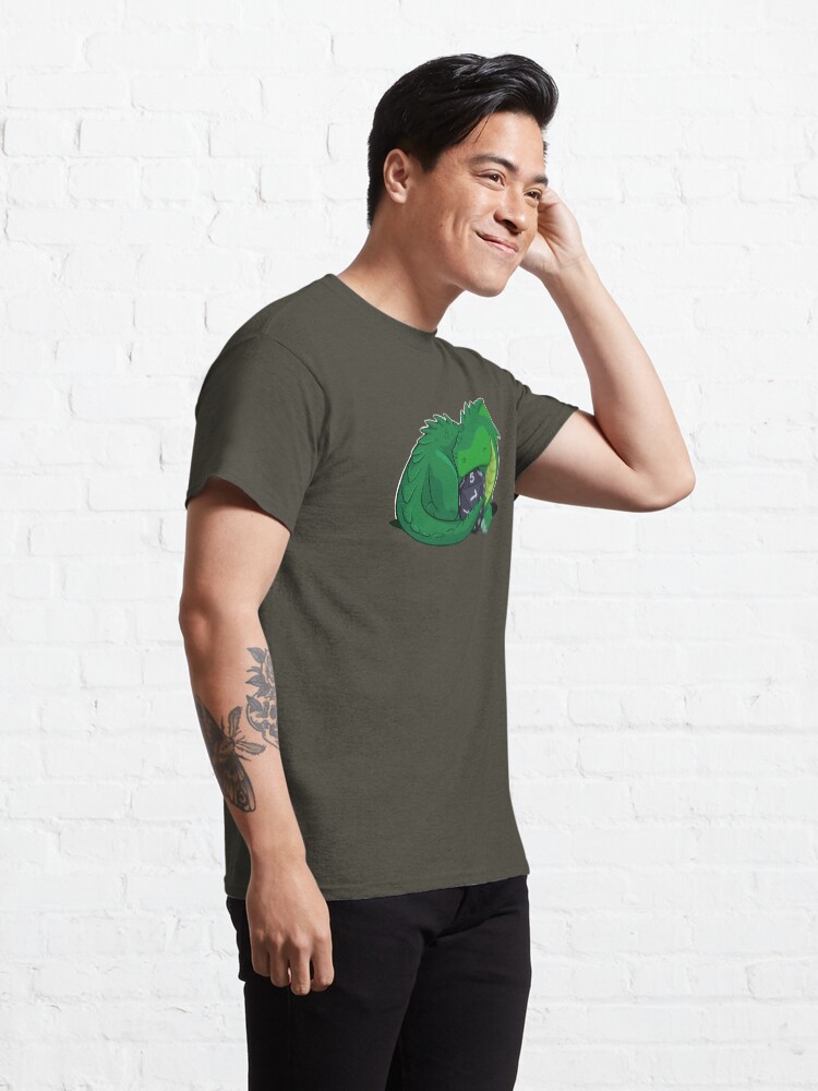 Alternate view of D20 Green Dragon Classic T-Shirt