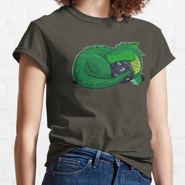 D20 Green Dragon Classic T-Shirt