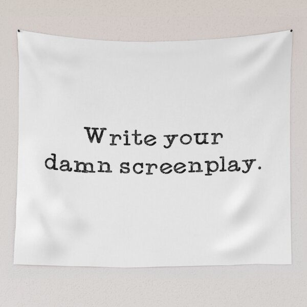 Item preview, Write Your Damn Screenplay designed and sold by ArqDezines.