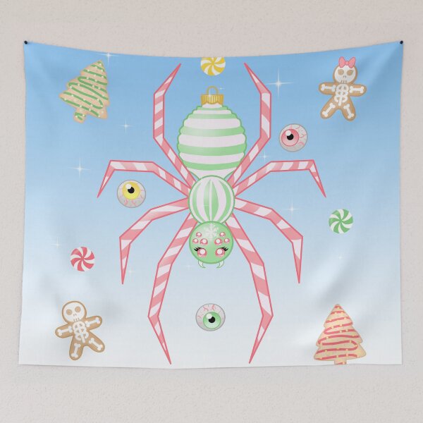 Item preview, Christmas Spider Ornament designed and sold by Miss Lunaria.