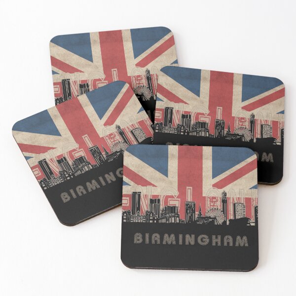 Item preview, birmingham skyline flag designed and sold by BekimART2.