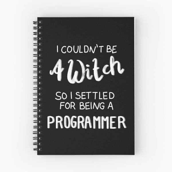 Item preview, I couldn’t be a witch so I settled for being a programmer designed and sold by MoonyIsMoony.