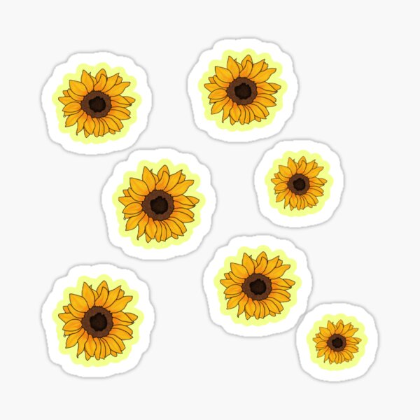 Sunflowers sticker pack Sticker