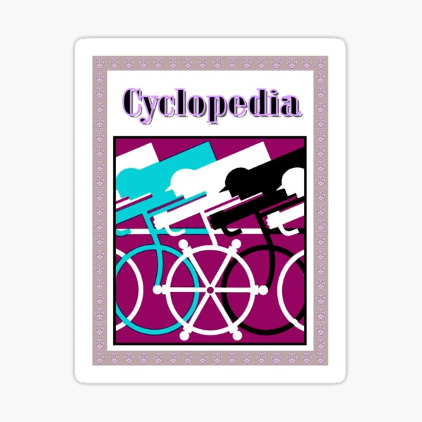 Item preview, CYCLOPEDIA : Vintage Bicycle Riding Advertising Print  designed and sold by posterbobs.
