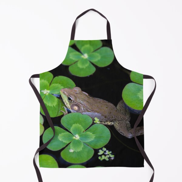 Item preview, Green Frog Swimming, Green Leaves designed and sold by ScienceSource.