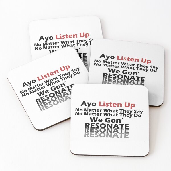 Item preview, "Ayo Listen Up, No Matter What They Say, No Matter What They Do, We Gon' Resonate" Mark Lee 2020 designed and sold by deeriijs.