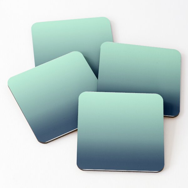 Item preview, Deep Navy Blue and Mint Gradient Color designed and sold by NECHSTORE.