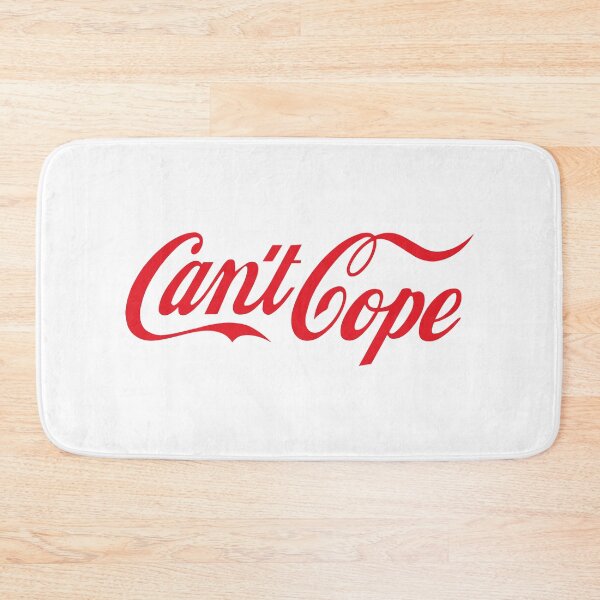 Item preview, Can't Cope (Coca-Cola Red on White)  designed and sold by Fox Newton.