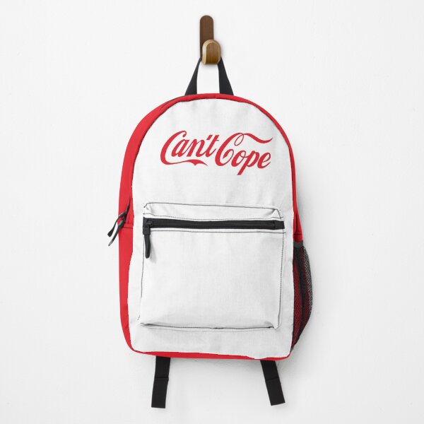 Item preview, Can't Cope (Coca-Cola Red on White) designed and sold by Fox Newton.