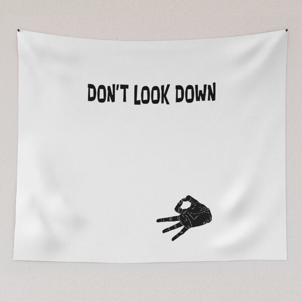 Item preview, Don't Look Down Essential Classic Sticker And Shirt Design designed and sold by Glike.