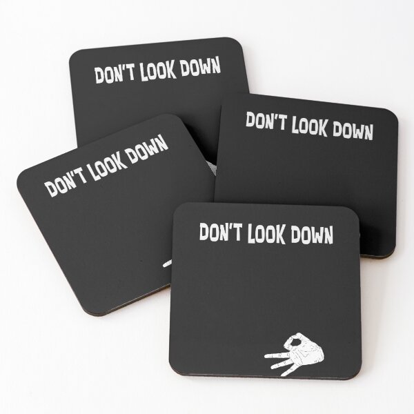 Item preview, Don't Look Down Essential Classic Sticker And Shirt Design designed and sold by Glike.