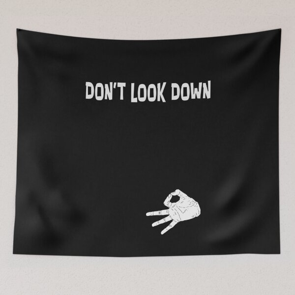 Item preview, Don't Look Down Essential Classic Sticker And Shirt Design designed and sold by Glike.