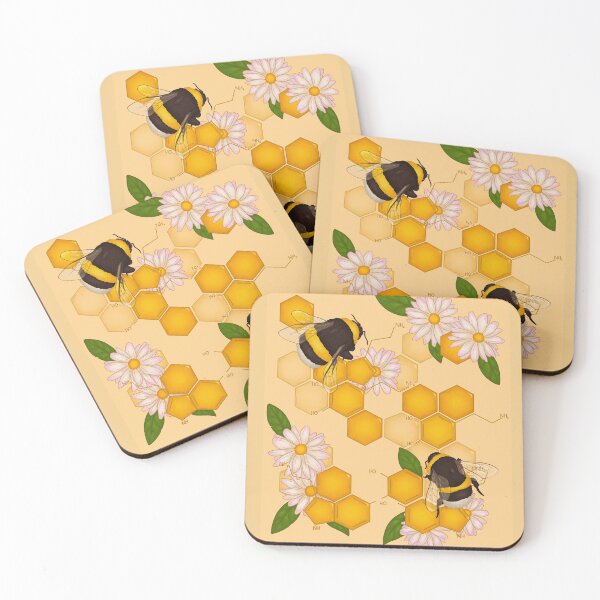 Hapbee Workers Coasters (Set of 4)