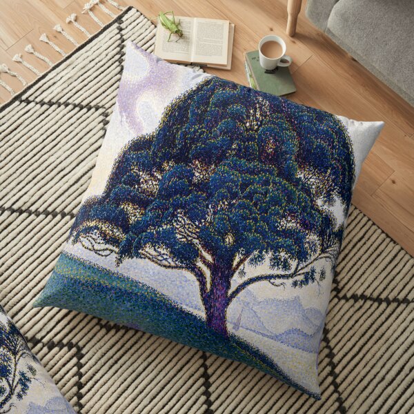 The Bonaventure Pine-Paul Signac Floor Pillow