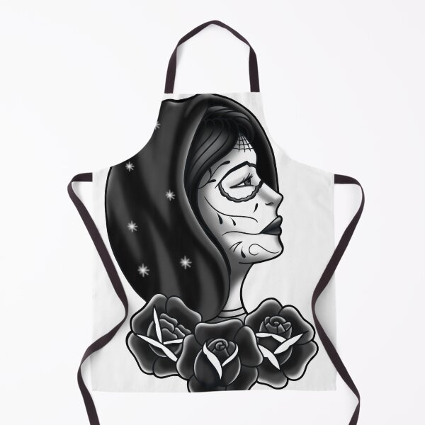 Item preview, Cara de calavera de azúcar Virgen María designed and sold by Evilbunnyx.