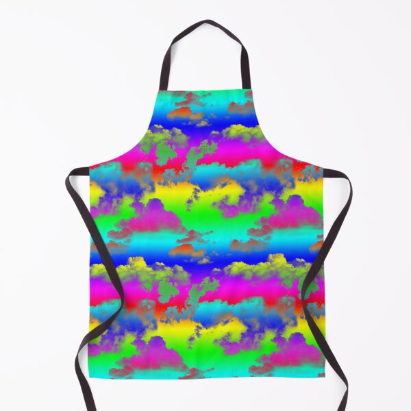 Item preview, Modern Psychedelic - Rainbow Cloudy Sky Pattern  designed and sold by WickedRefined - Nicole Demereckis.