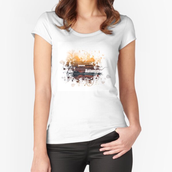 Sunset Fitted Scoop T-Shirt