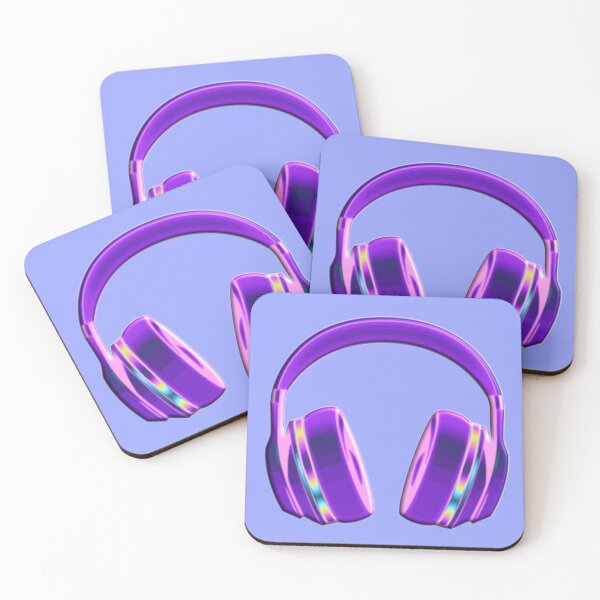 Item preview, Dark Purple Holo Headphones  designed and sold by dinaaaaaah.