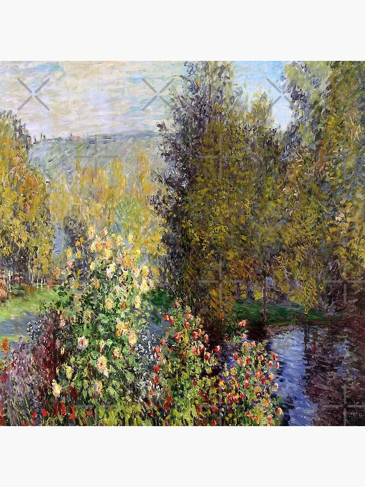 Le Jardin de l'artiste à Giverny(The Artist's Garden at Giverny)- Claude  Monet  Laptop Skin for Sale by LexBauer