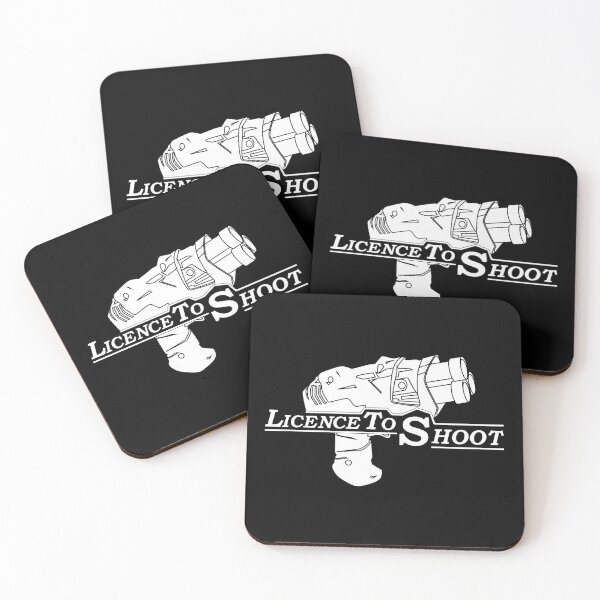 Item preview, Licence to shoot- Kids Game Nerf war - Black and white Nerf Battle Gun designed and sold by LookFrog.
