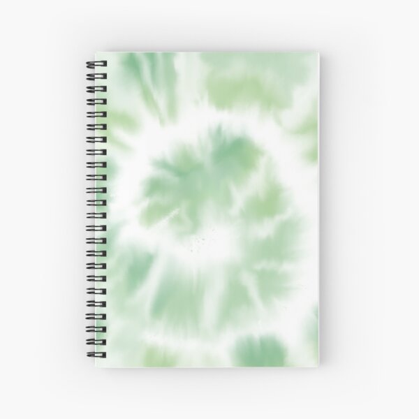 Mint green tie-dye Spiral Notebook