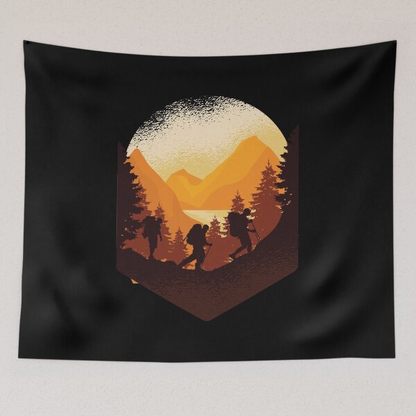Artikelvorschau, Wandern Wanderer Wander-Freunde Geschenk entworfen und verkauft von PlatonisDesign.