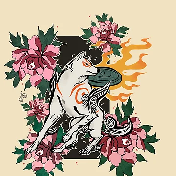 Vorschaubild zum Design Okami Floral von Rabbid--Rabbit