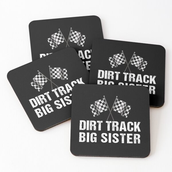 Item preview, Dirt Track Big sister Vintage of a Racer Dirt Racing Party designed and sold by Dream-bubble.