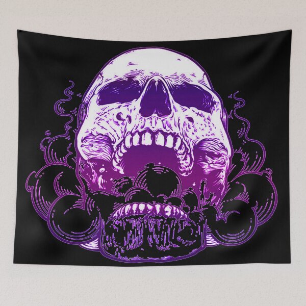 Item preview, Smoking Skull designed and sold by slc2213.