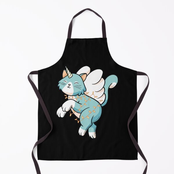 Item preview, Unicorn Cat With Christmas Lights designed and sold by OnepixArt.