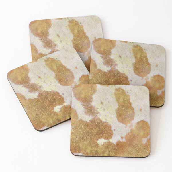 Item preview, Golden Cow Print (Digital Graphic Design Art \\ Printed \\ Smooth Print) designed and sold by cadinera.