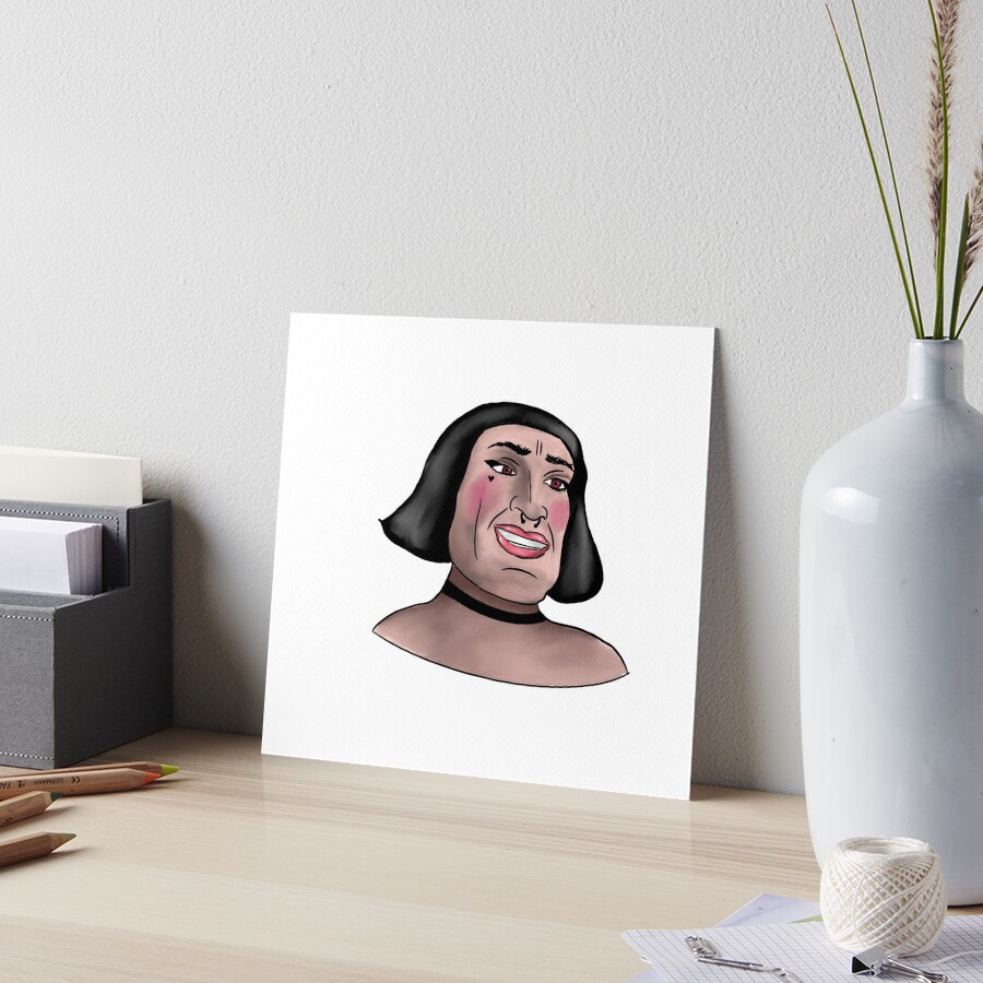 Lord farquaad e-girl shrek | Art Board Print