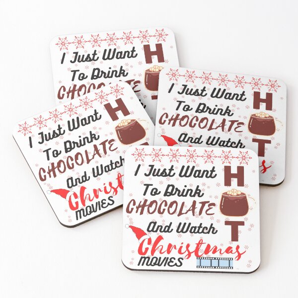 Item preview, I just want to drink hot chocolate and watch Christmas movies designed and sold by Vibing-Right.