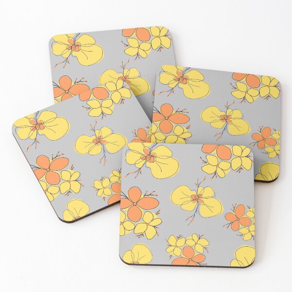 Item preview, yellow and orange floral design designed and sold by Tylerd9596.
