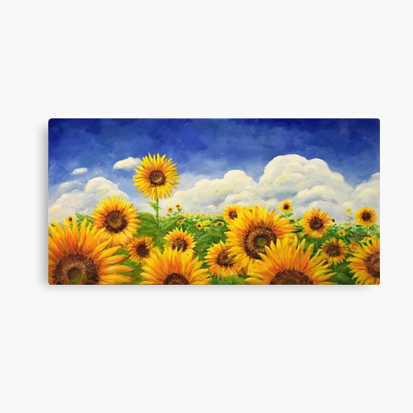 Sun On Their Faces Canvas Print