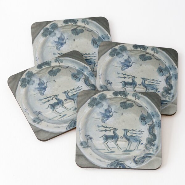 Item preview, China Deer Plate designed and sold by LucyMacQueen.