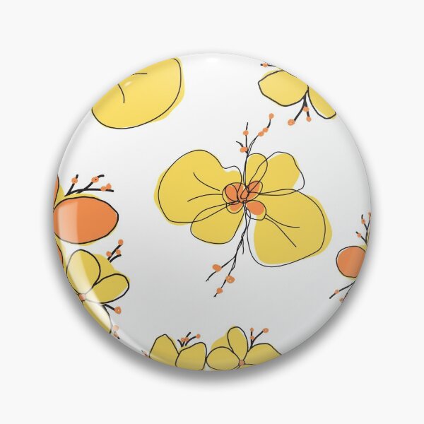 Item preview, yellow and orange floral design designed and sold by Tylerd9596.