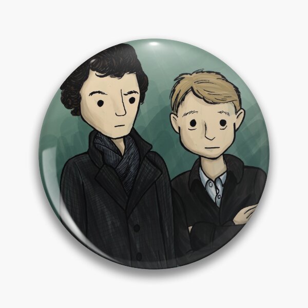 Item preview, Sherlock & Watson designed and sold by LunarFoxID.