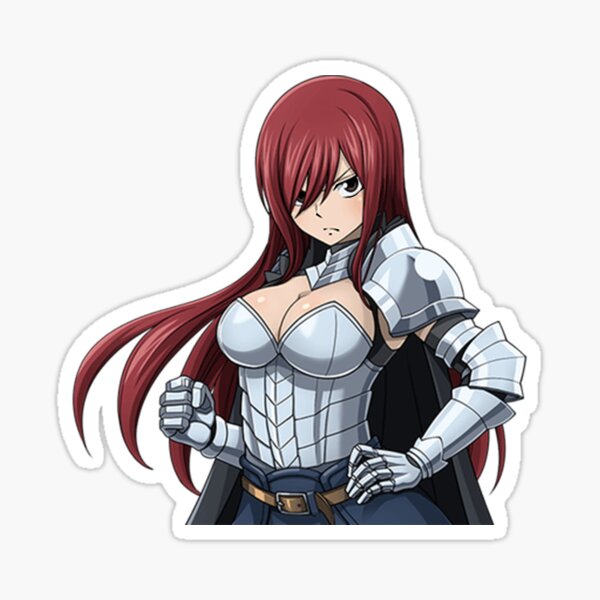 Erza Scarlet Stickers Redbubble