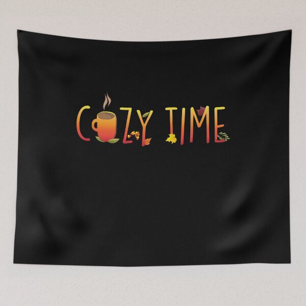 Item preview, Cozy Time Cozy time in autumn with tea coffee designed and sold by maddinstgt.