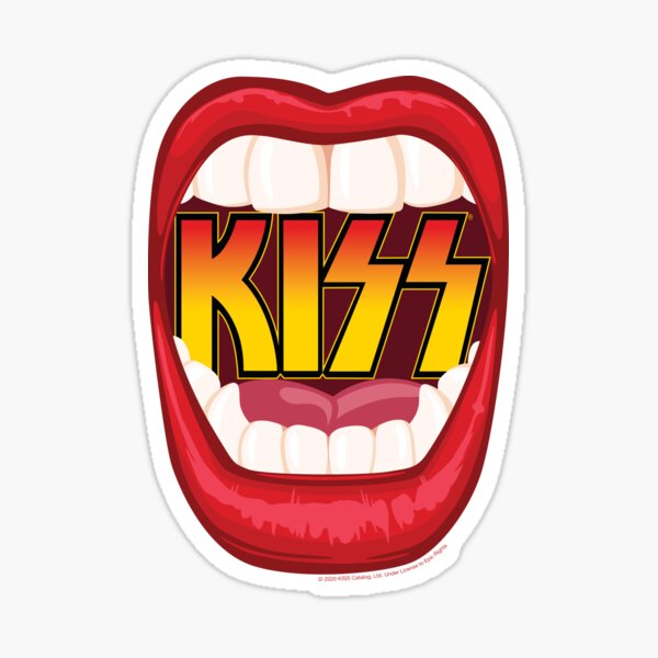 Item preview, KISS Screaming KISS designed and sold by LazyBuffalo.