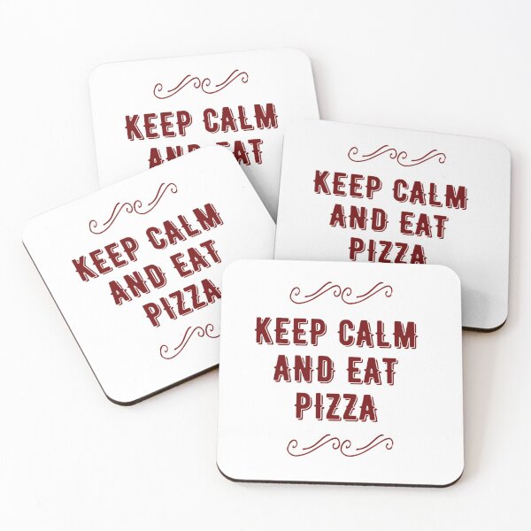 Item preview, Keep Calm and eat pizza! designed and sold by Niceprint42.