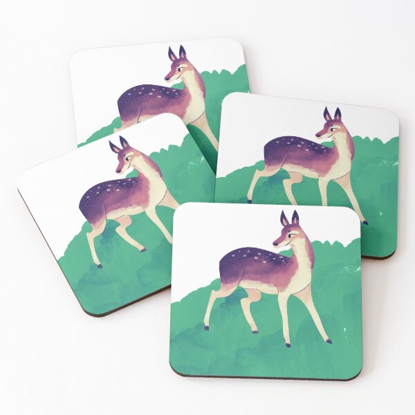 Item preview, Deer in the forest bruso art designed and sold by cutecrazytshirt.