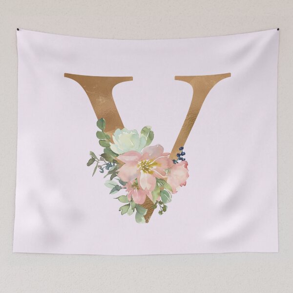 Item preview, Letter V Monogram designed and sold by WisdomInspired.