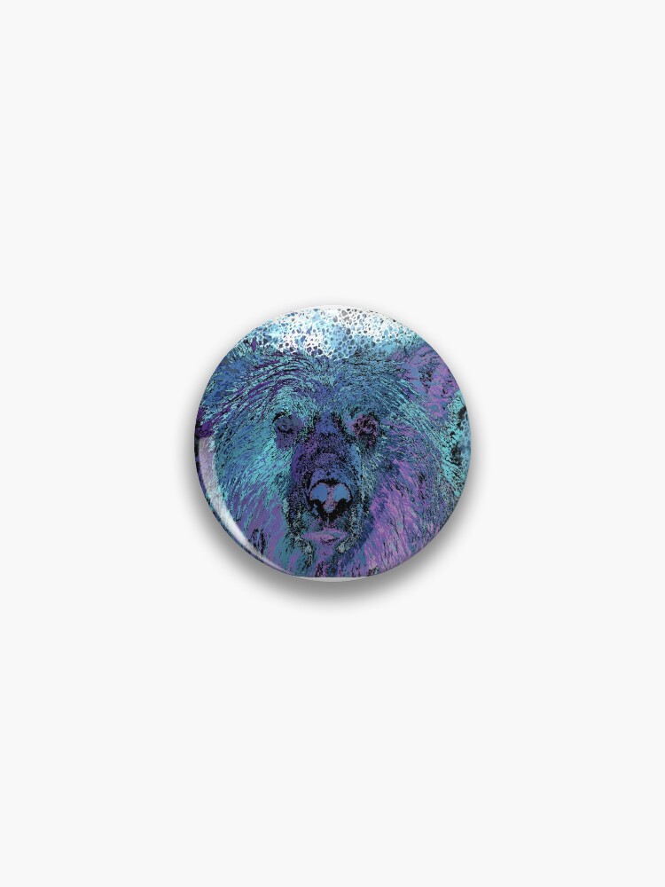 Thumbnail 1 of 3, Pin, bear gradient designed and sold by MsTyson.