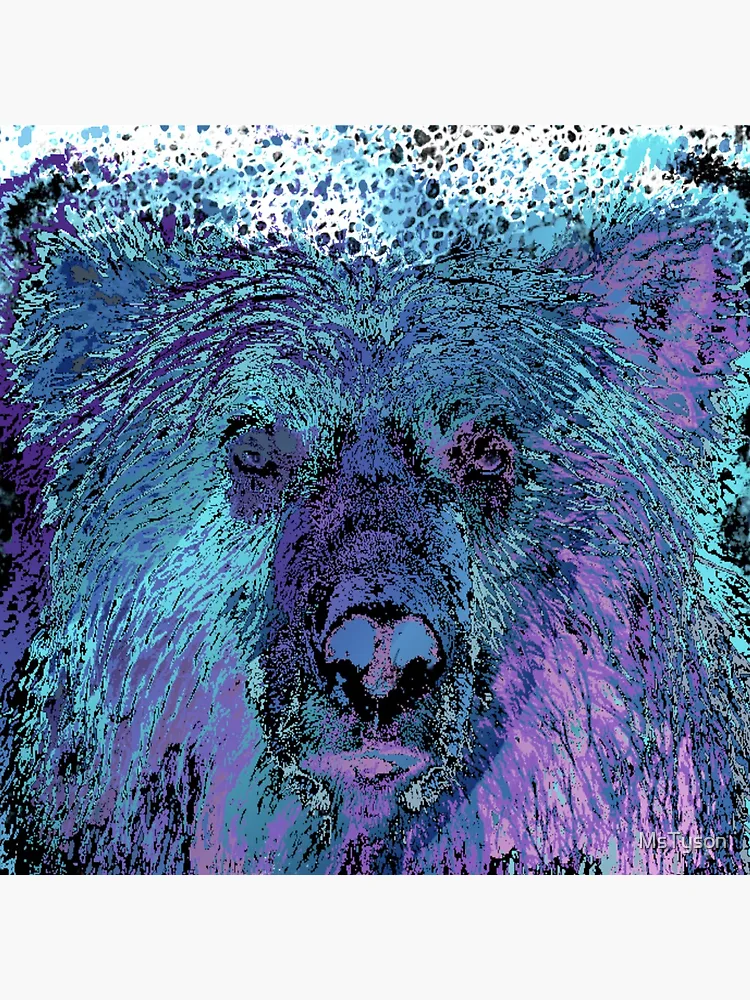 Thumbnail 4 of 4, Clock, bear gradient designed and sold by MsTyson.