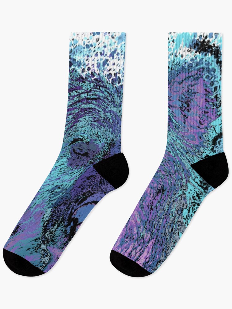 Thumbnail 1 of 5, Socks, bear gradient designed and sold by MsTyson.