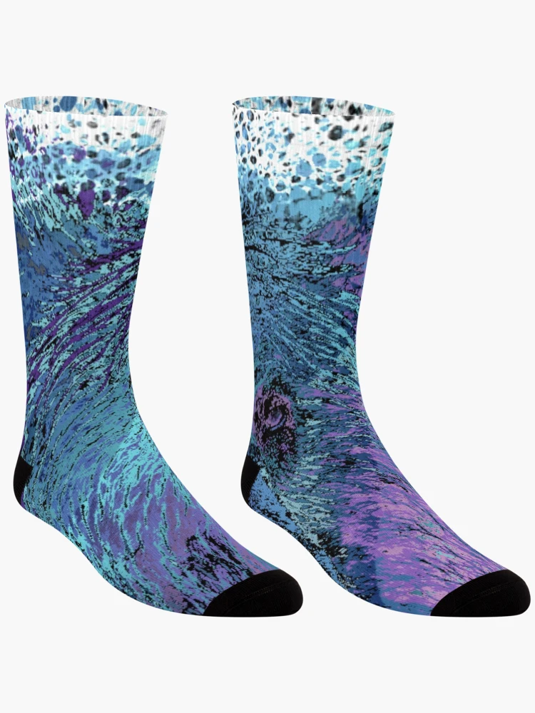 Thumbnail 3 of 5, Socks, bear gradient designed and sold by MsTyson.