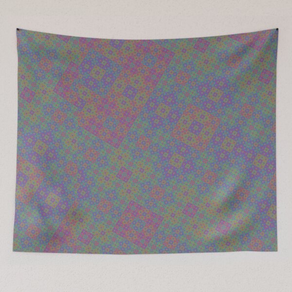 Item preview, Sierpinski Fractal in Green at 30° designed and sold by Samuel Watkins.